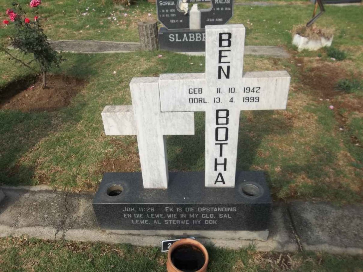 BOTHA Ben 1942-1999