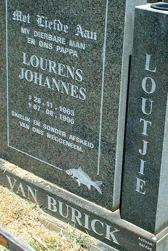 BURICK Lourens Johannes, van 1963-1996