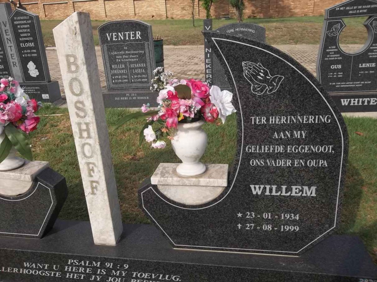 BOSHOFF Willem 1934-1999