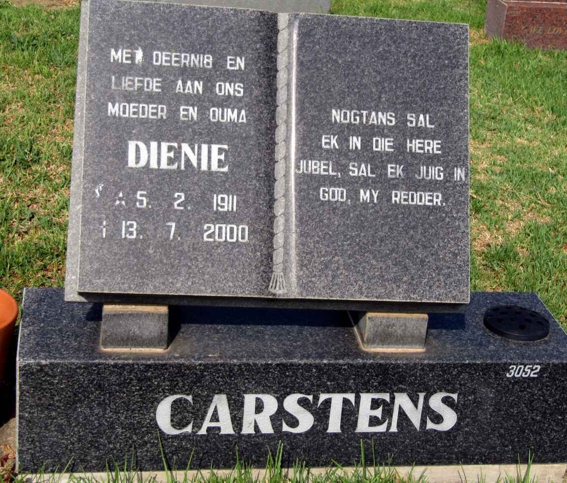 CARSTENS Dienie 1911-2000