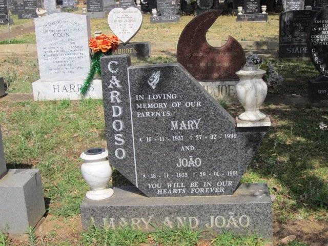 CARDOSO João 1935-1991 &amp; Mary 1937-1999