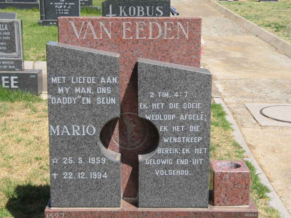 EEDEN Mario, van 1959-1994