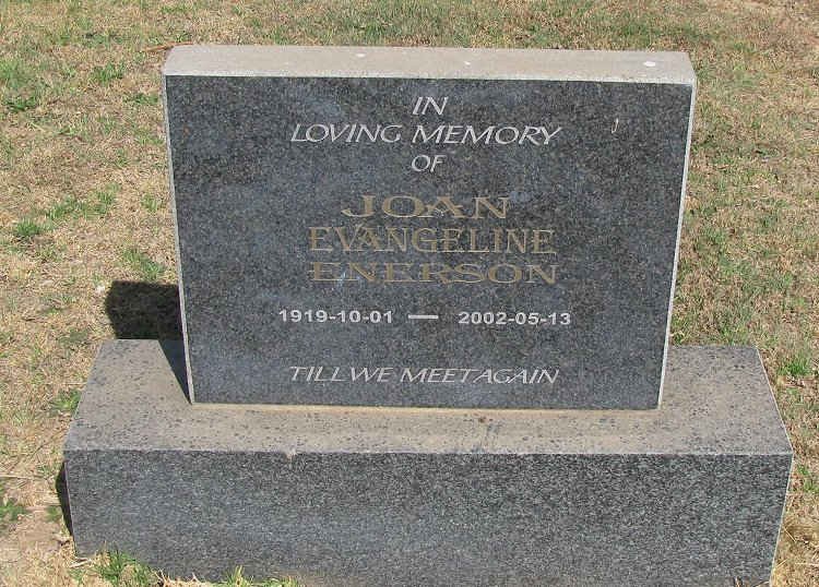 ENERSON  Joan Evangeline 1919-2002