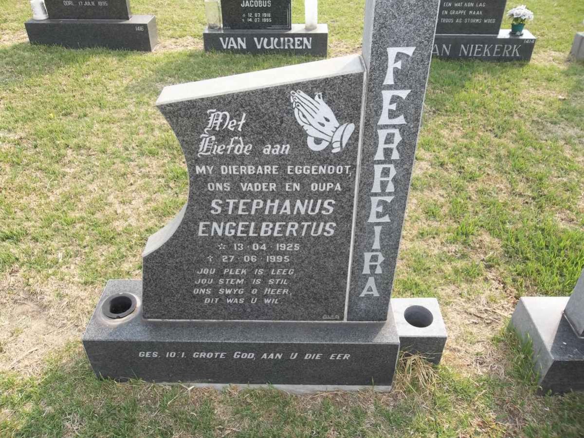 FERREIRA Stephanus Engelbertus 1925-1995