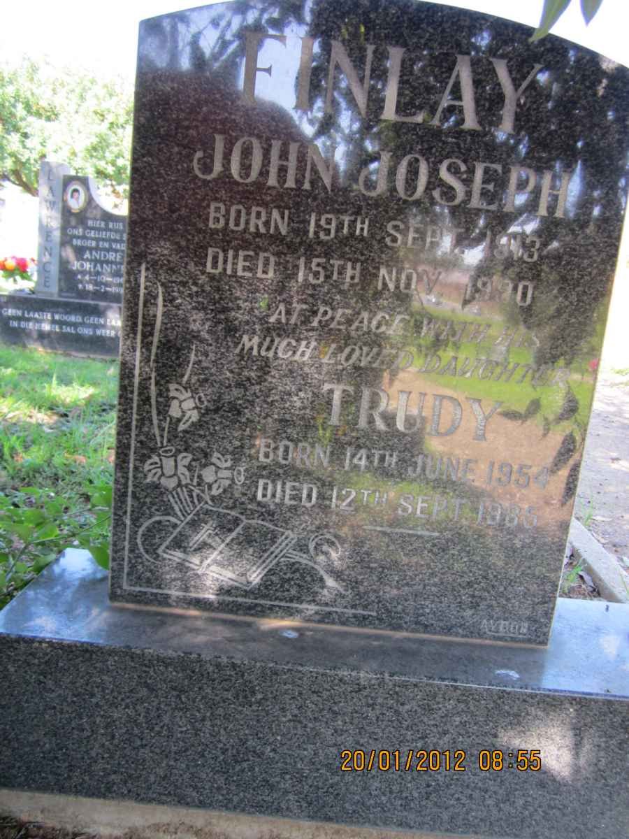 FINLAY John Joseph 1913-1990 :: FINLAY Trudy 1954-1985