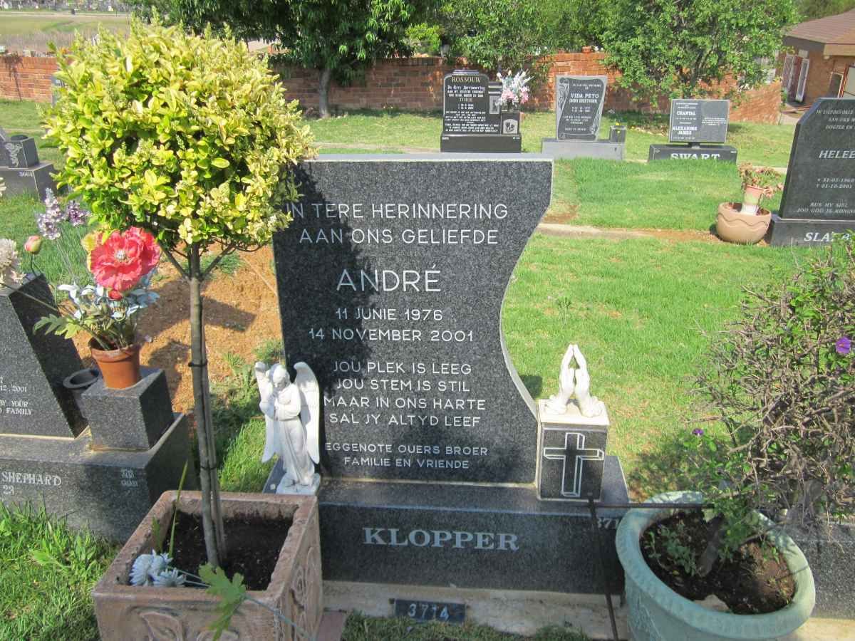 KLOPPER André 1976-2001