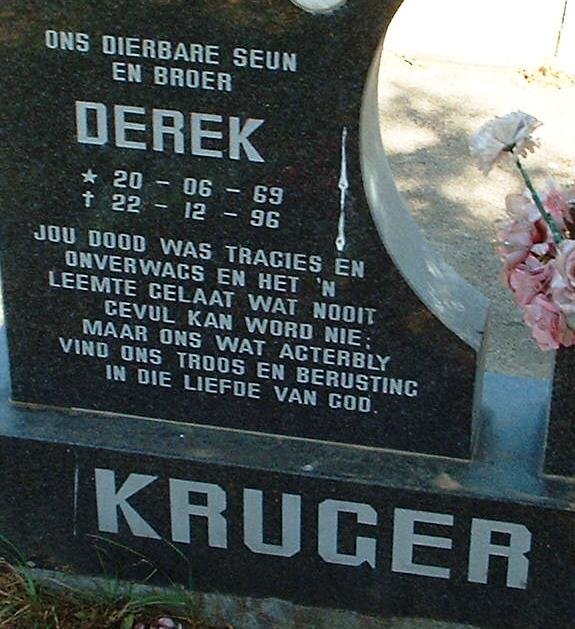 KRUGER Derek 1969-1996