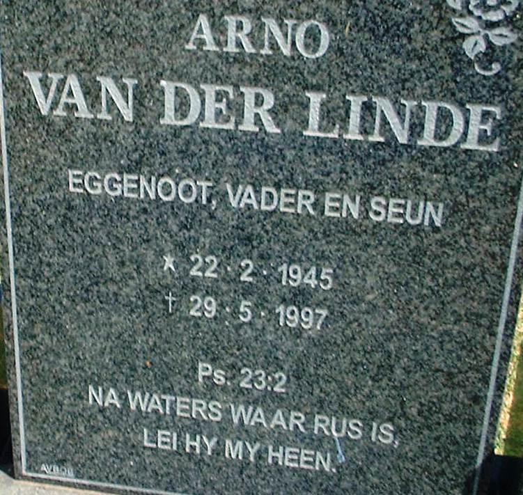 LINDE Arno, van der 1945-1997