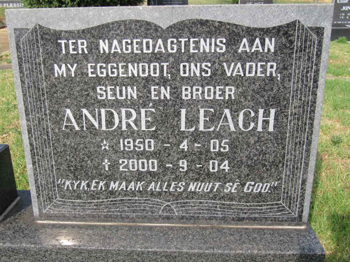 LEACH André 1950-2000