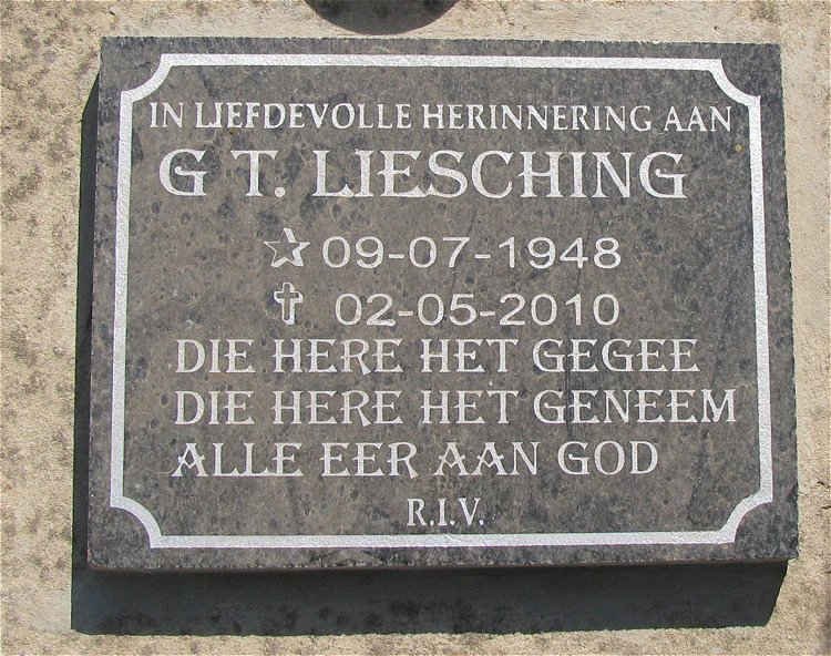 LIESCHING G.T. 1948-2010