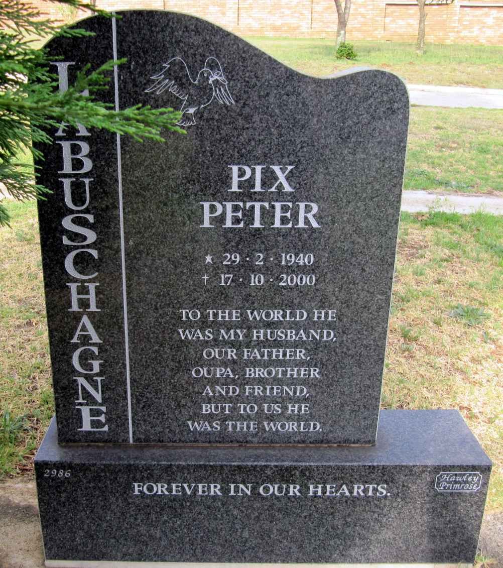 LABUSCHAGNE Pix Peter 1940-2000