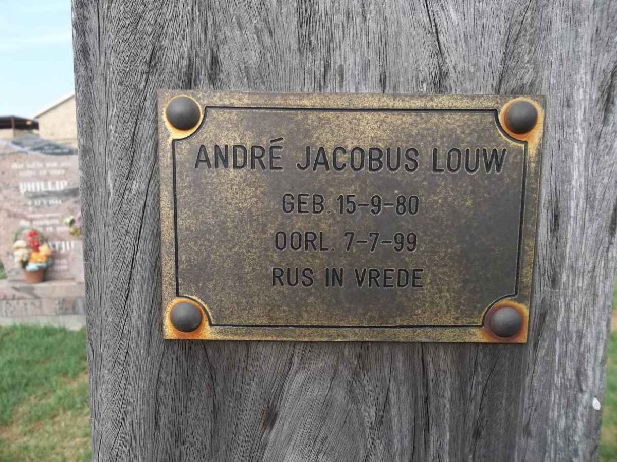 LOUW André Jacobus 1980-1999
