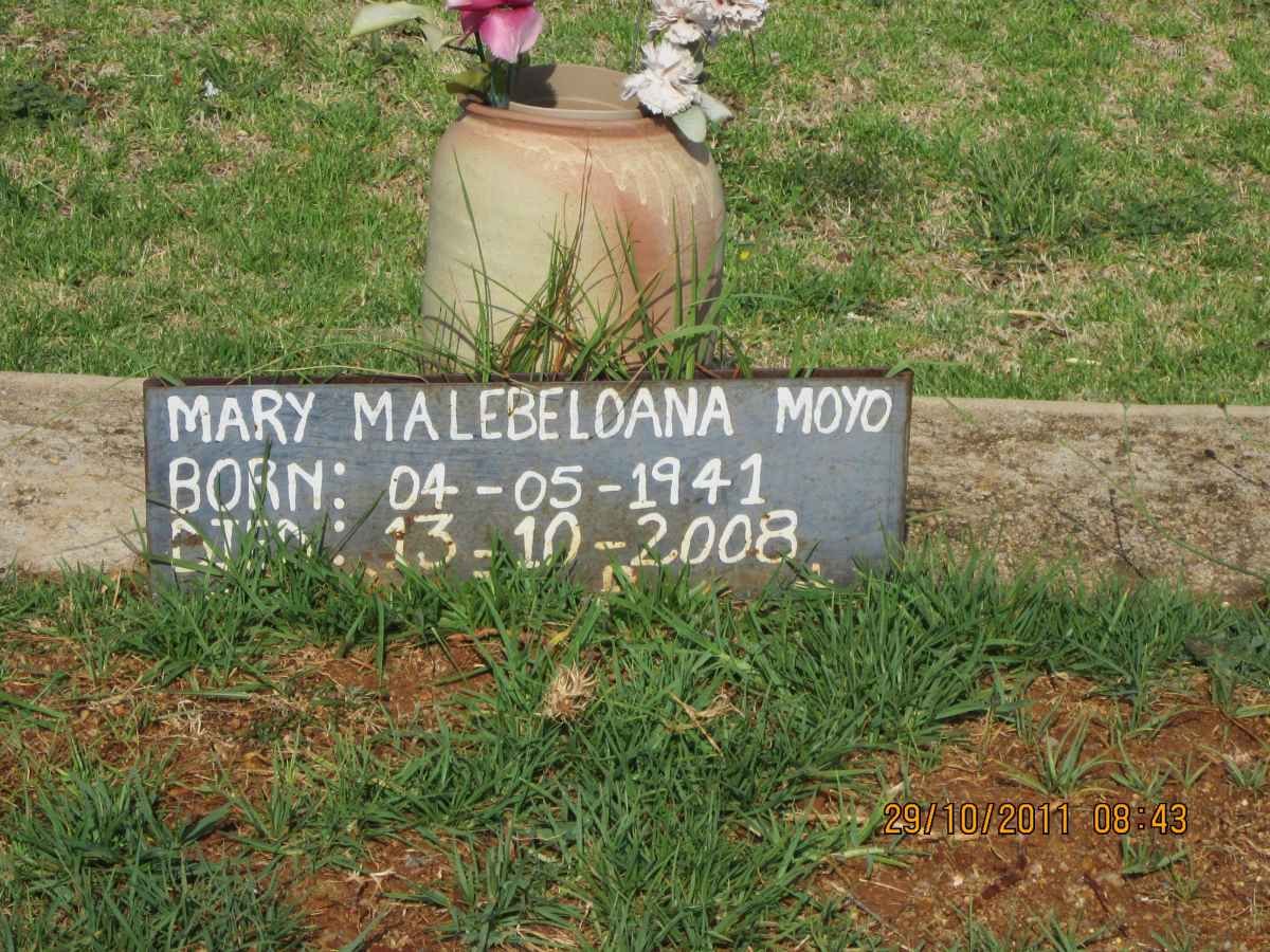 MOYO Mary Malebeloana 1941-2008