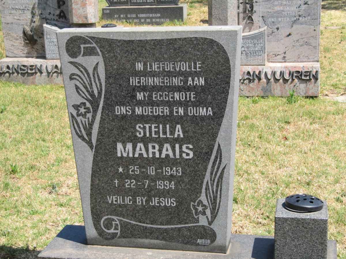 MARAIS Stella 1943-1994