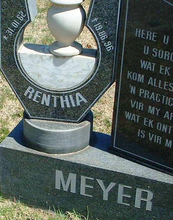 MEYER Renthia 1962-1996