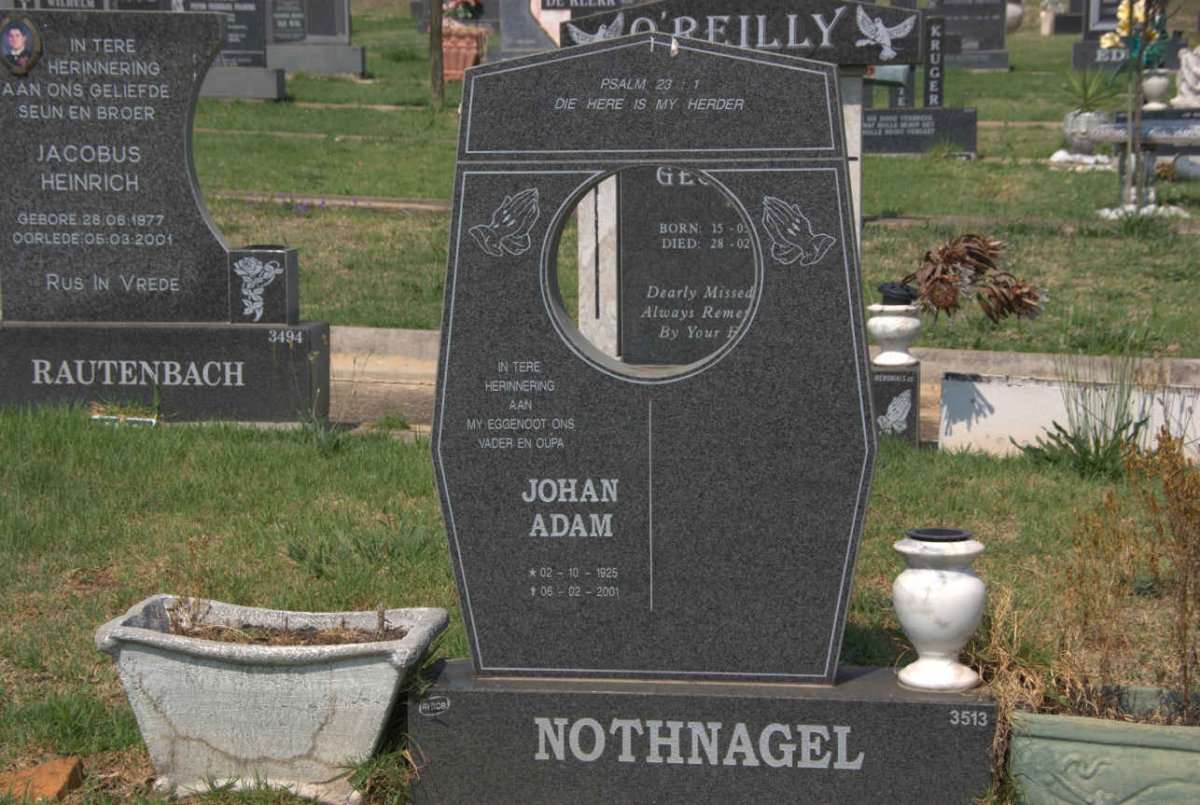 NOTHNAGEL Johan Adam 1925-2001