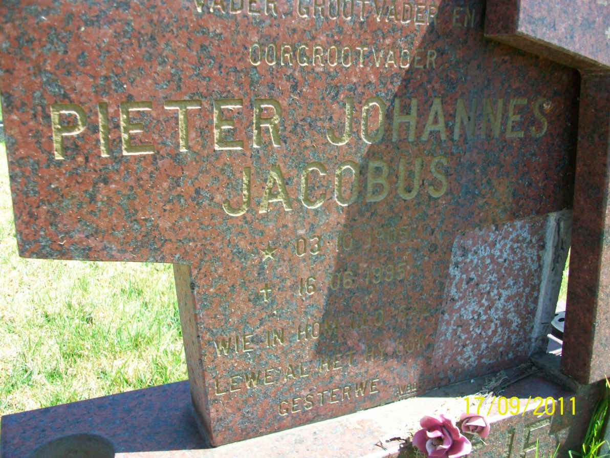 NORTJÉ Pieter Johannes Jacobus 1905-1995 &amp; Hester 1909-1999