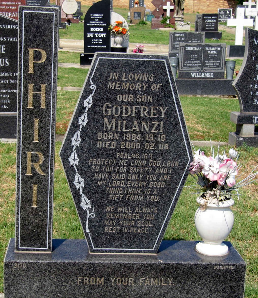 PHIRI Godfrey Milanzi 1984-2000