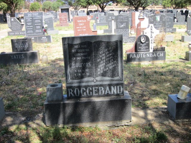 ROGGEBAND Lourens 1962-1992
