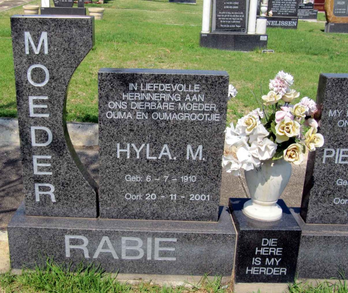 RABIE Hyla M. 1910-2001