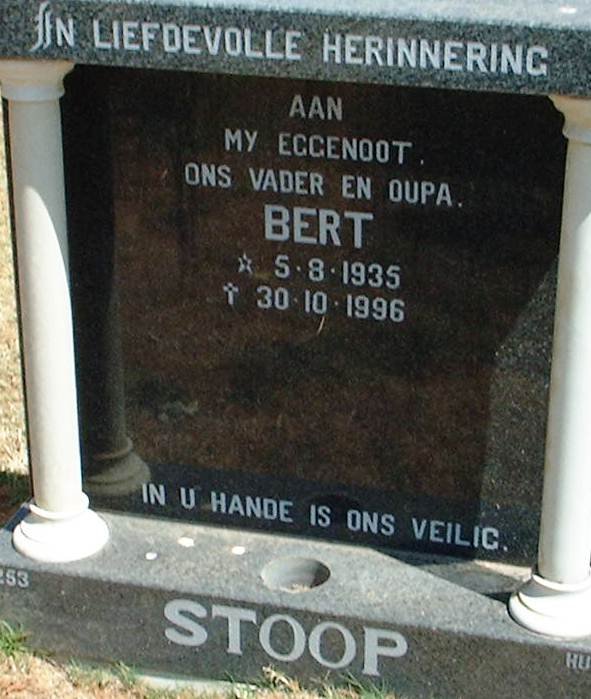 STOOP Bert 1935-1996