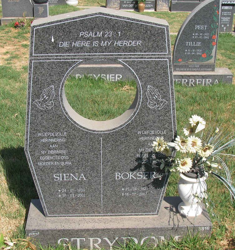 STRYDOM Bokser 1927-2007 &amp; Siena 1930-2002