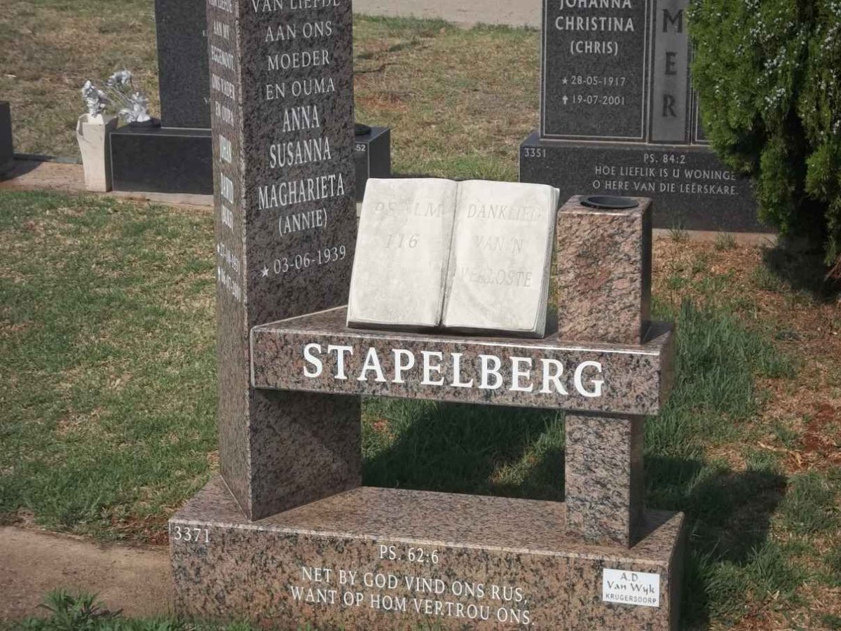 STAPELBERG Anna Susanna Magharieta 1939-