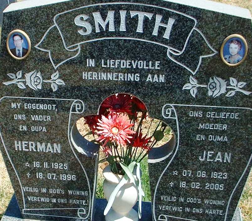 SMITH Herman 1925-1996 &amp; Jean 1923-2005