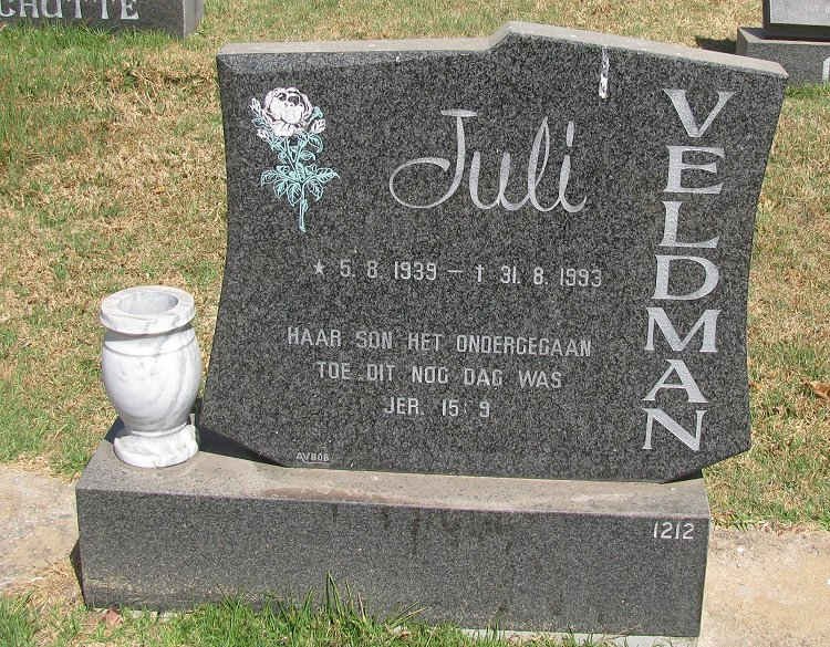 VELDMAN Juli 1939-1993