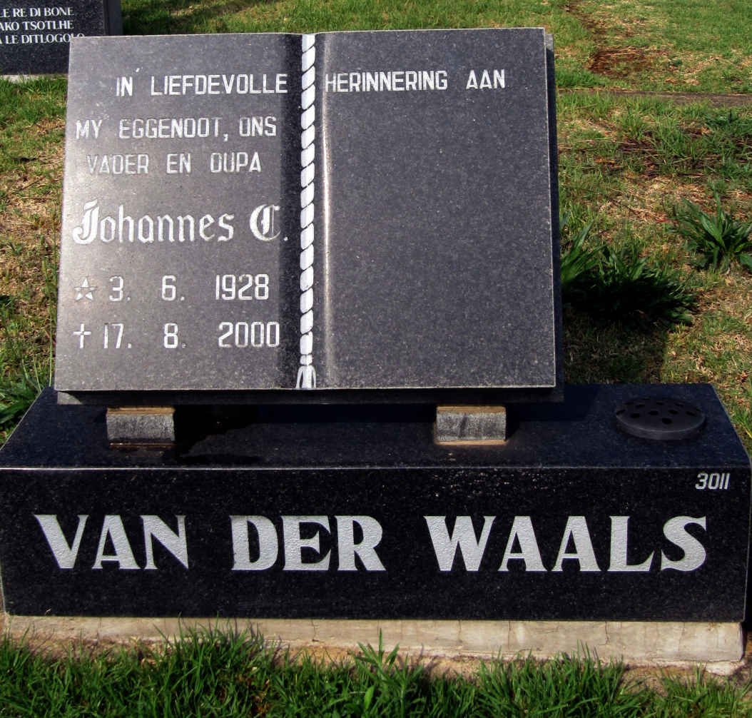 WAALS Johannes C., van der 1928-2000