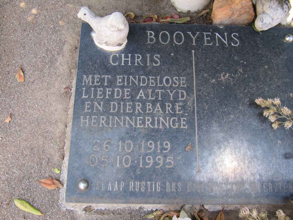 BOOYENS Chris 1919-1995
