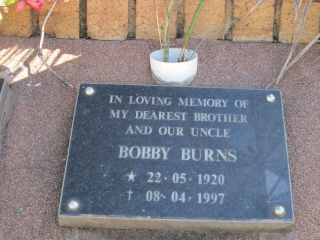 BURNS Bobby 1920-1997