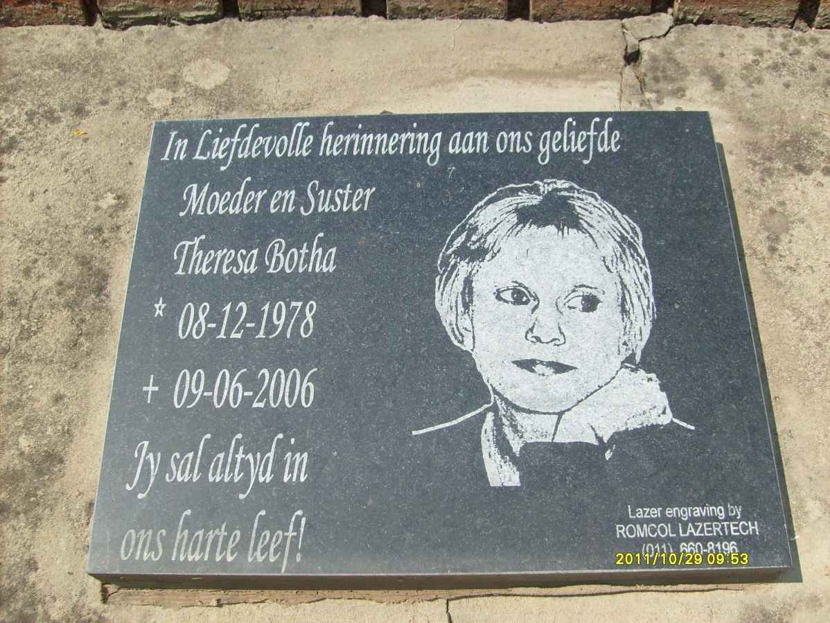 BOTHA Theresa 1978-2006