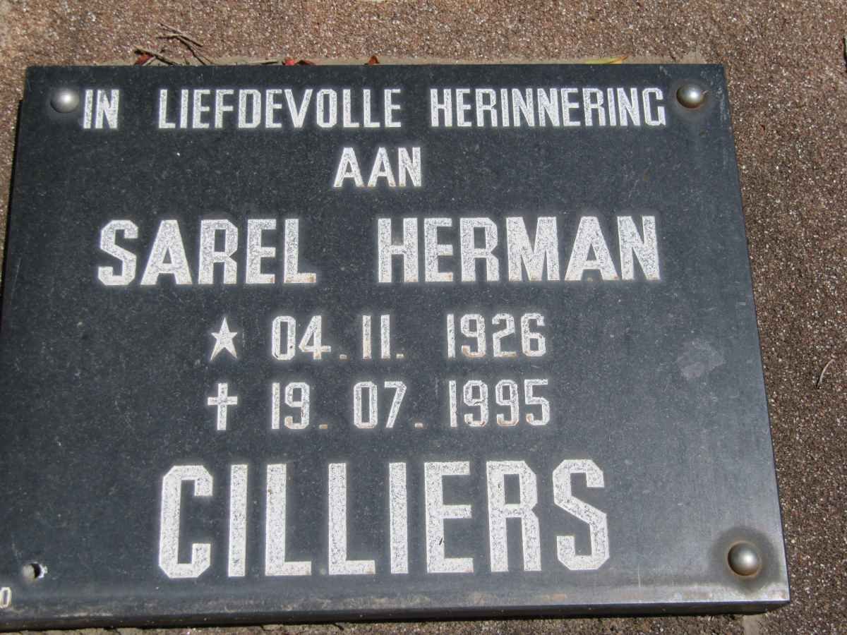 CILLIERS Sarel Herman 1926-1995