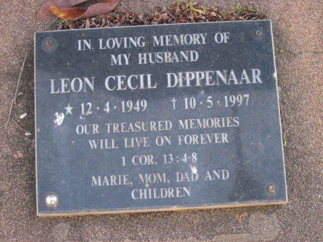 DIPPENAAR Leon Cecil 1949-1997
