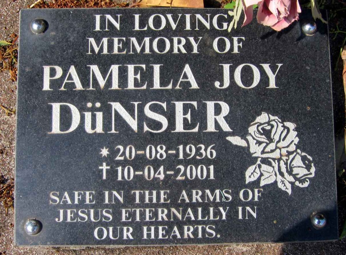 DÜNSER Pamela Joy 1936-2001