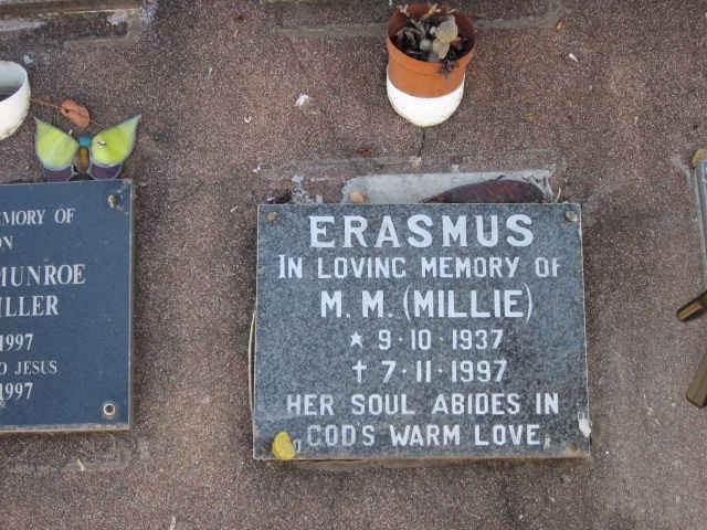 ERASMUS M.M. 1937-1997