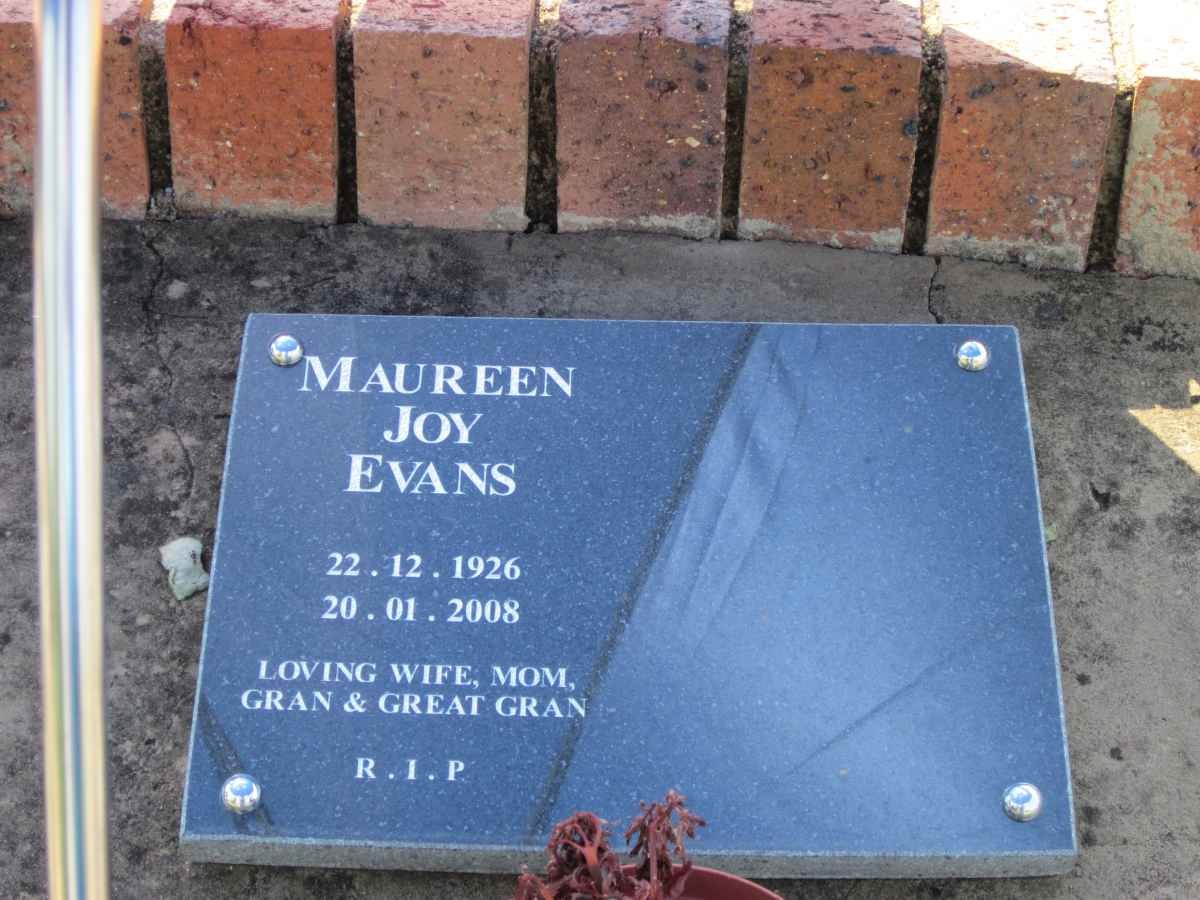EVANS Maureen Joy 1926-2008