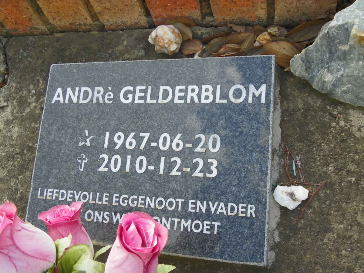 GELDERBLOM André 1967-2010