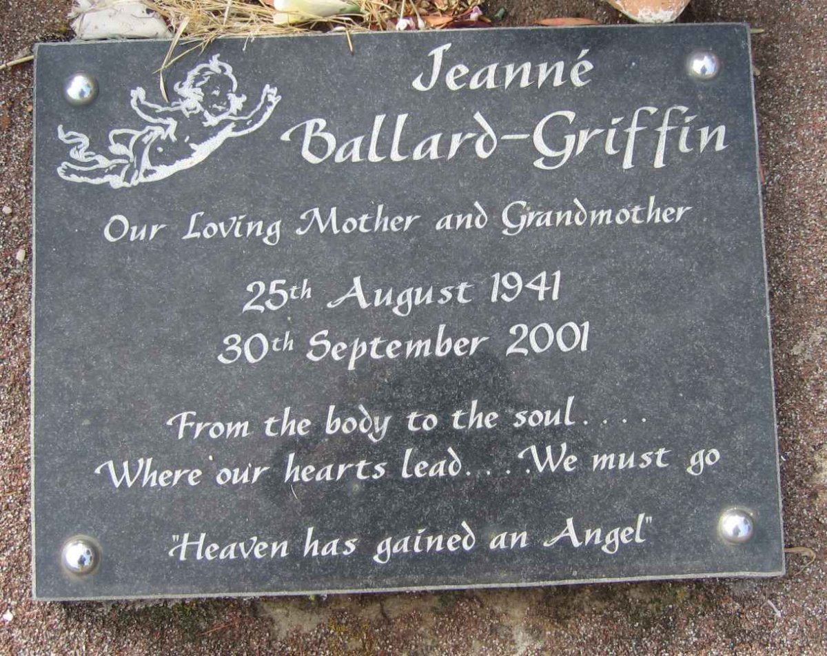GRIFFIN Jeanné, Ballard 1941-2001