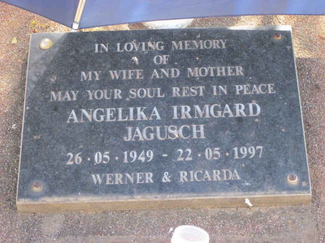 JAGUSCH Angelika Irmgard 1949-1997