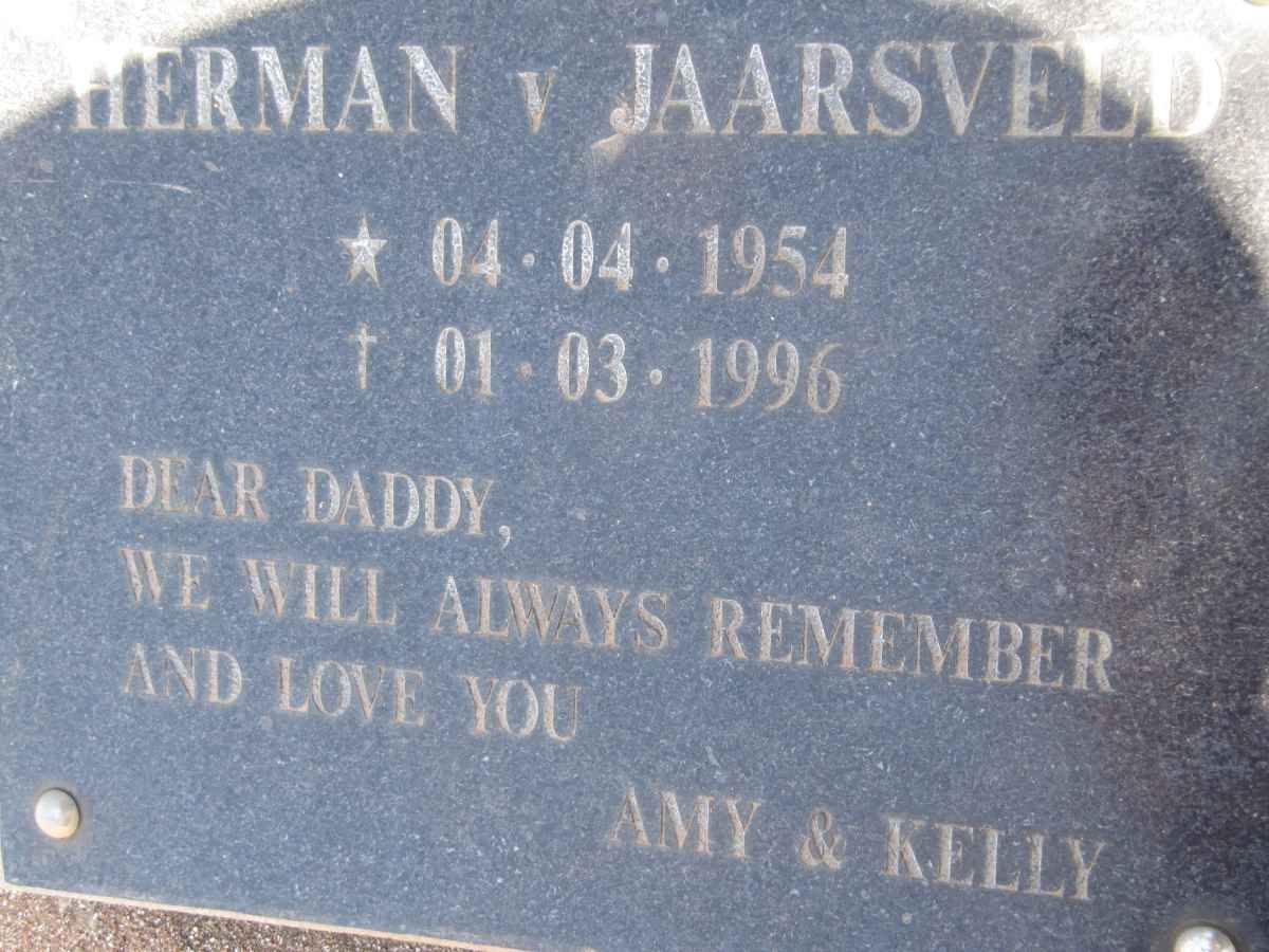 JAARSVELD Herman, v. 1954-1996
