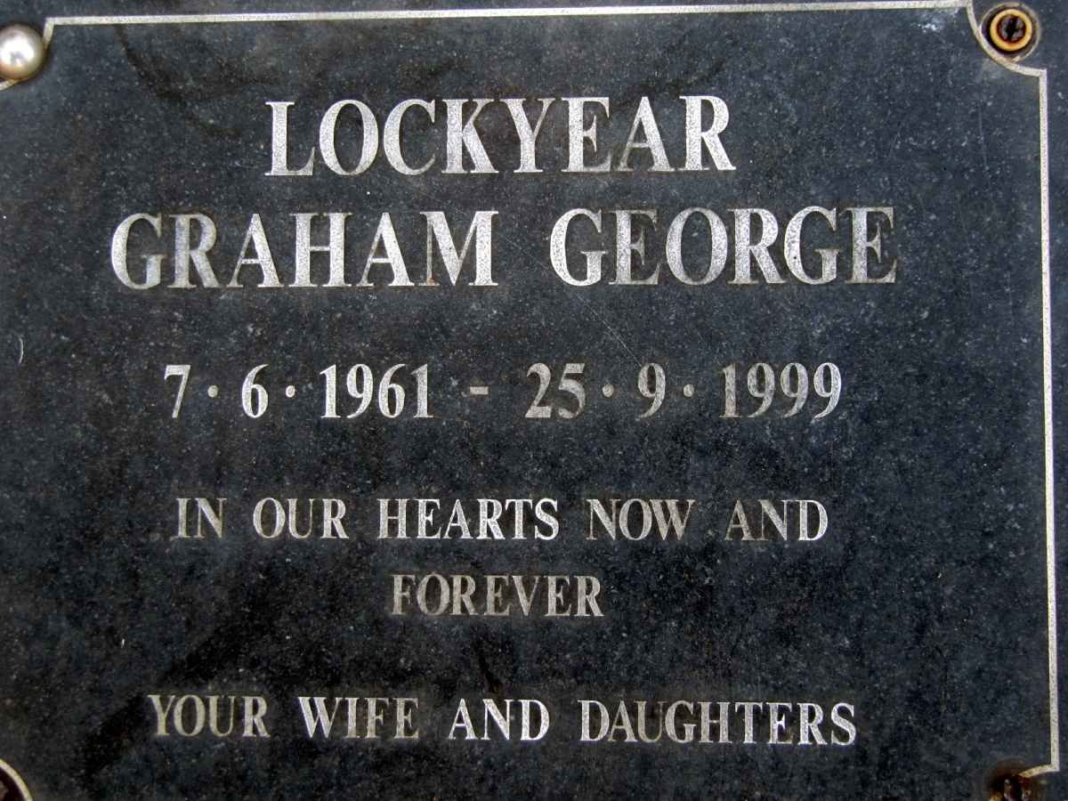 LOCKYEAR Graham George 1961-1999