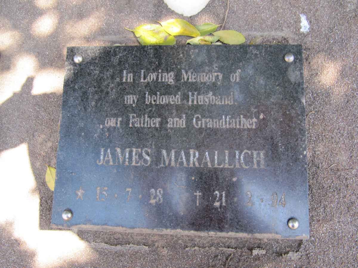 MARRALICH James 1928-1994