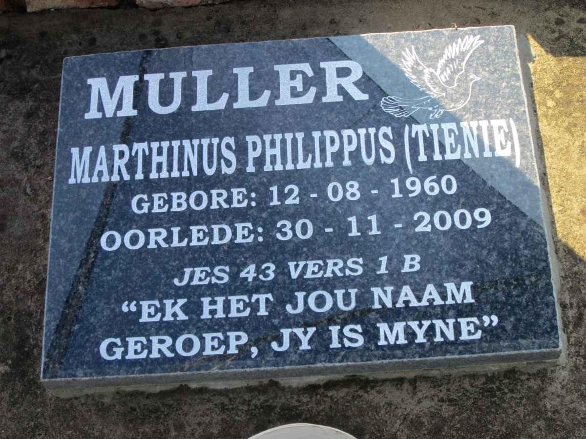 MULLER Marthinus Philippus 1960-2009