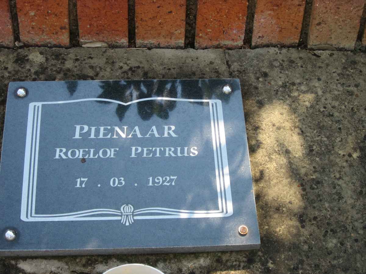 PIENAAR Roelof Petrus 1927