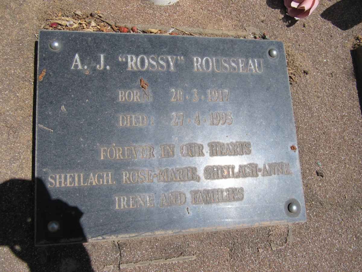 ROUSSEAU A.J. 1917-1995