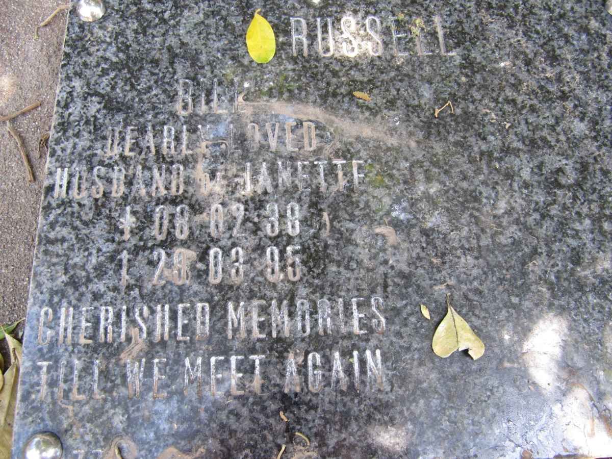 RUSSELL Bill 1938-1995