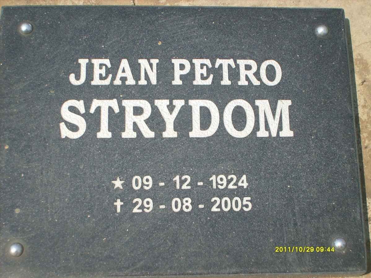 STRYDOM Jean Petro 1924-2005