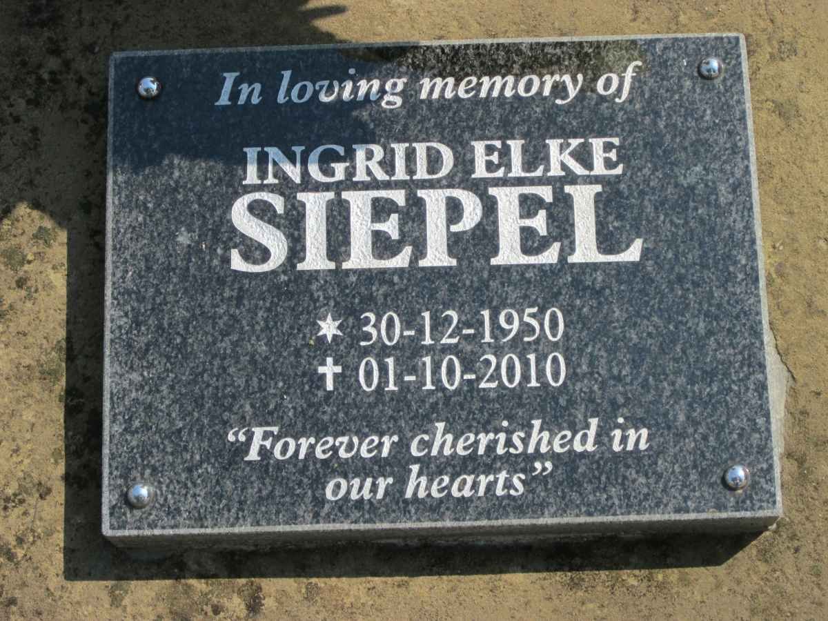 SIEPEL Ingrid Elke 1950-2010